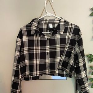 Cropped flannel